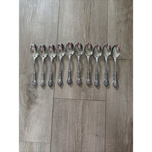 Sonora Stainless by National Stainless Spoon Japan Teaspoon Tablespoon Lot Of 10